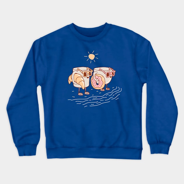 CUPS ON THE BEACH Crewneck Sweatshirt by gotoup